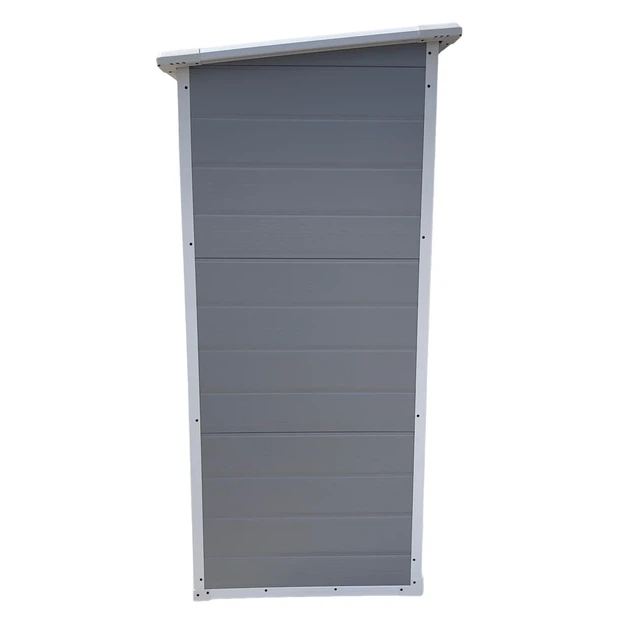 Садовый домик HomeStar 5x3 810x1405x1930 мм пластик/металл серый - Фото 2 Садовый домик HomeStar 5x3 810x1405x1930 мм пластик/металл серый - изображение 2
