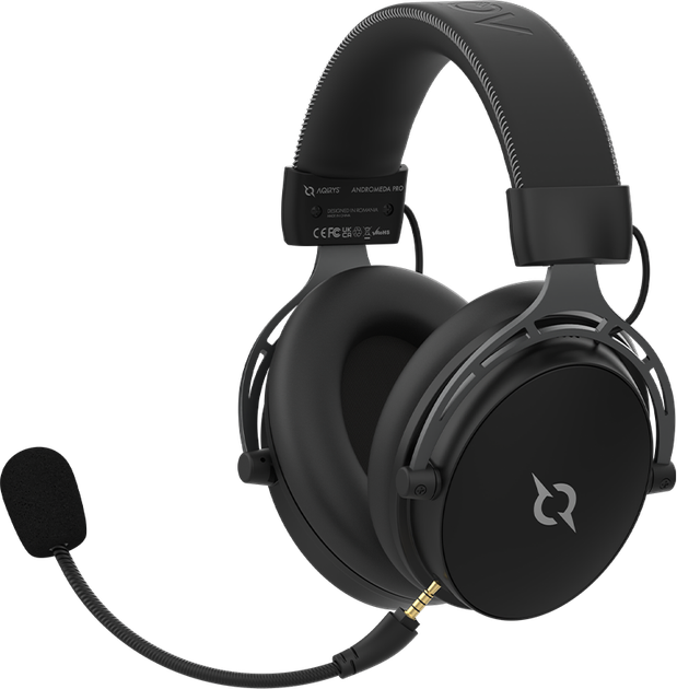 Słuchawki gamingowe AQIRYS ANDROMEDA PRO Black - obraz 4