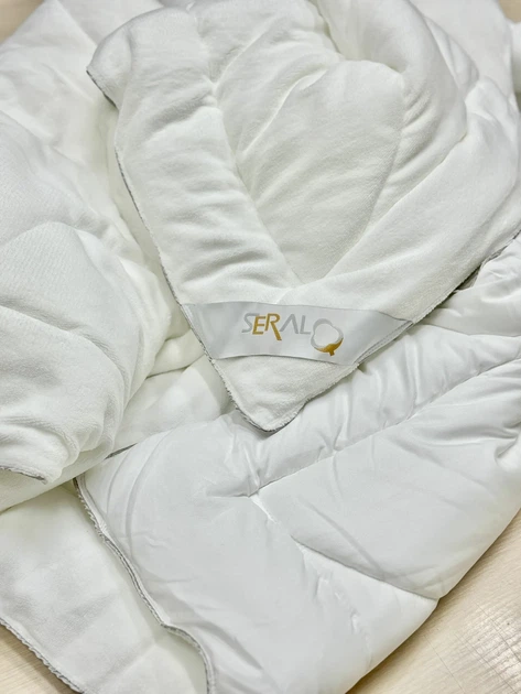 Одеяло Softness 155х215 см Всесезонное 100% микрофибра Белый - изображение 2