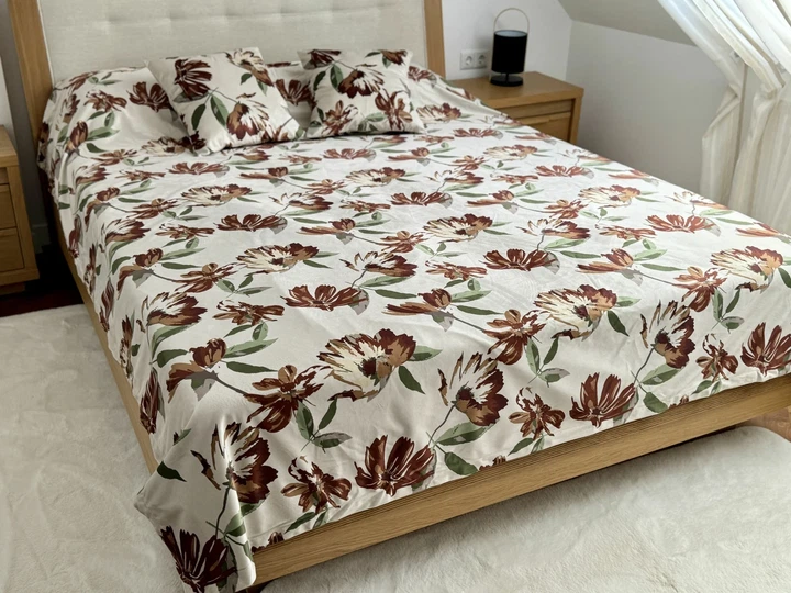 Покрывало бархатное IVORY 200x240 см 100% полиэстер бежевое - изображение 6