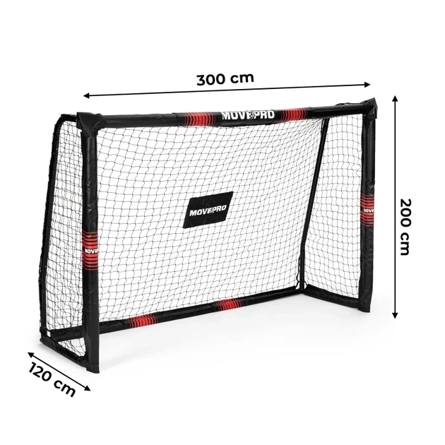 Bramka piłkarska MovePro z siatką 300 x 200 x 120 cm JSP-DS8020 (5905817010042) - Zdjęcie 5 Bramka piłkarska MovePro z siatką 300 x 200 x 120 cm JSP-DS8020 (5905817010042) - obraz 5