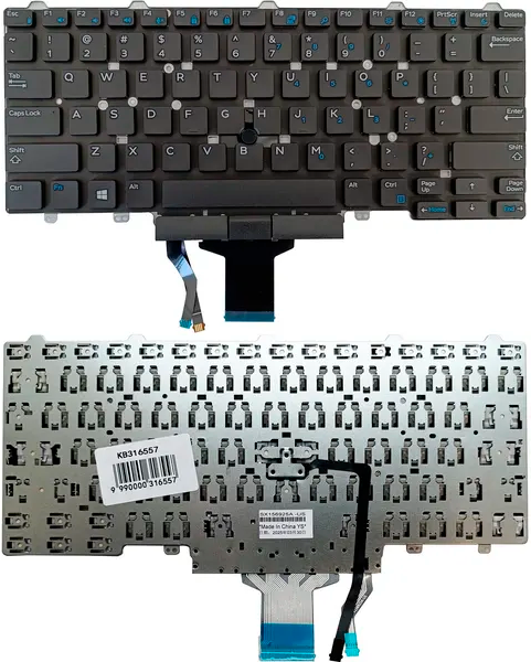 Klawiatura do laptopa DELL Latitude E3340 Black (9990000316557) - Zdjęcie 1 Klawiatura do laptopa DELL Latitude E3340 Black (9990000316557) - obraz 1