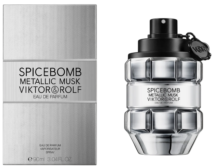 Парфумована вода для чоловіків Viktor & Rolf Spicebomb Metallic Musk 90 мл (3614274293890) - зображення 2