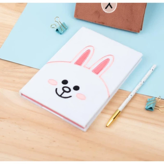 Плюшевый блокнот BT21 A5 Кролик CONY - Фото 1 Плюшевый блокнот BT21 A5 Кролик CONY - изображение 1