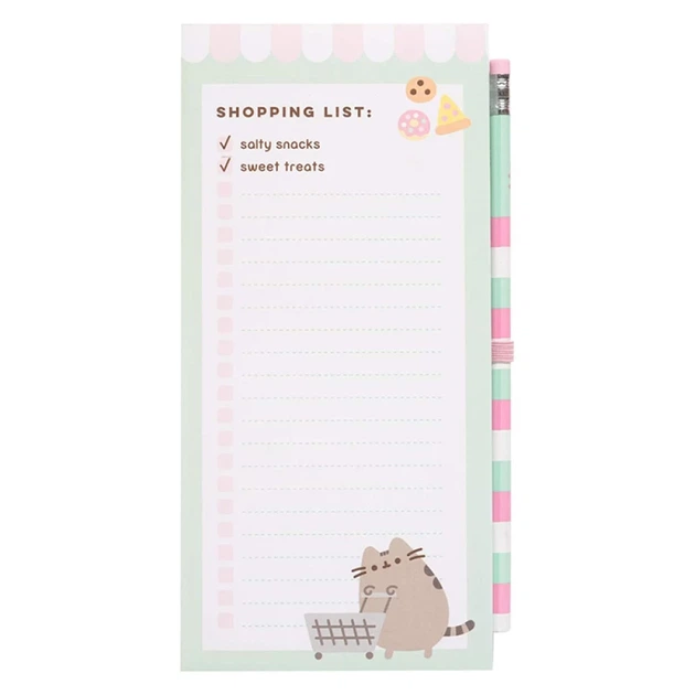 Магнитный блокнот Pusheen со списком покупок 10x21 см (NMGE013) - Фото 1 Магнитный блокнот Pusheen со списком покупок 10x21 см (NMGE013) - изображение 1