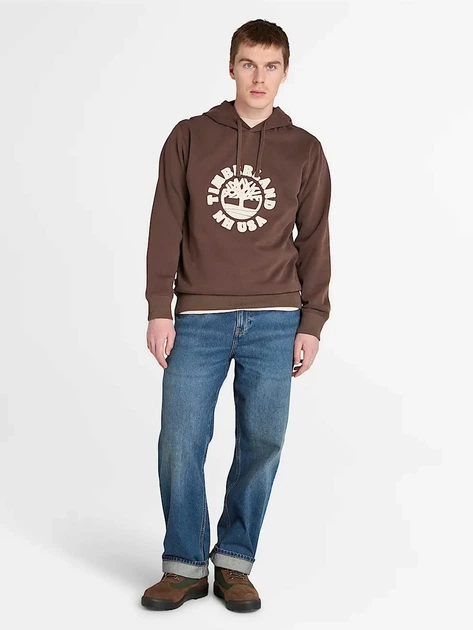Худи Timberland 10272700 Коричневый M TH7904 - Фото 4 Худи Timberland 10272700 Коричневый M TH7904 - изображение 4