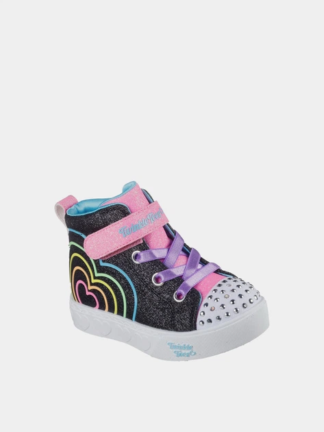 Кеды высокие Skechers 9709559 Розовый/серый 25 KK3803 - изображение 4