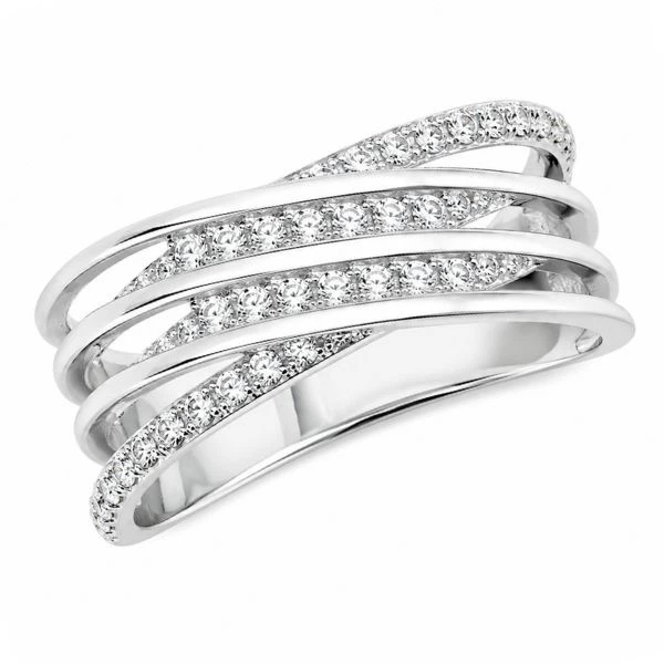 Кольцо серебряное фантазия с россыпью Silver Style 17 р. (10241.12 sku:2300103117840) - Фото 1 Кольцо серебряное фантазия с россыпью Silver Style 17 р. (10241.12 sku:2300103117840) - изображение 1