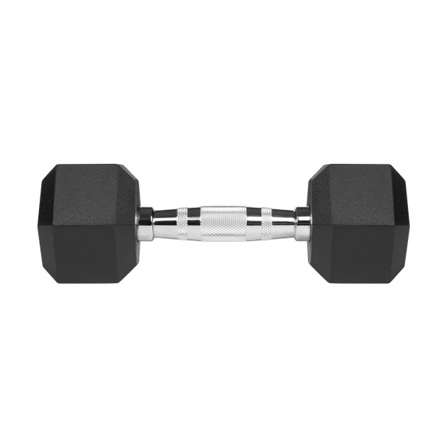 Гумовані гантелі HEX Rebel 2x4 кг - изображение 4