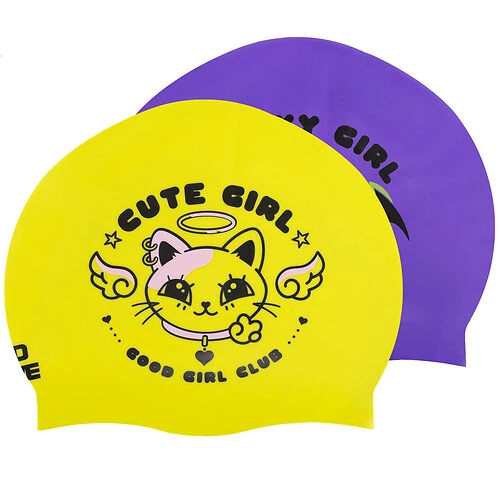 Шапочка для плавания двухсторонняя силиконовая для взрослых MD Cuties reversible M055432 Фиолетовый-салатовый - Фото 1 Шапочка для плавания двухсторонняя силиконовая для взрослых MD Cuties reversible M055432 Фиолетовый-салатовый - изображение 1