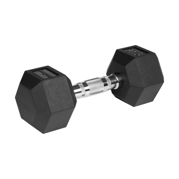 Гантелі HEX Rebel Active 2x9 кг з гумовим покриттям - изображение 3