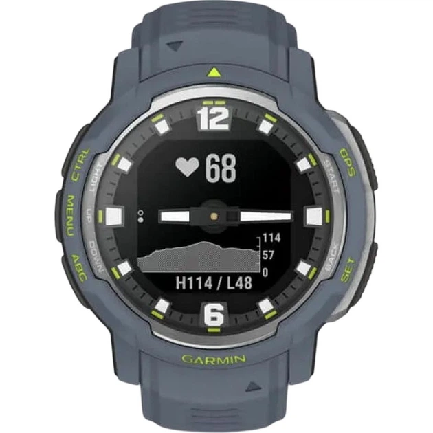 Смарт-годинник Garmin Instinct Crossover Standard Edition Blue Granite (010-02730-14/04) [171558] - зображення 13