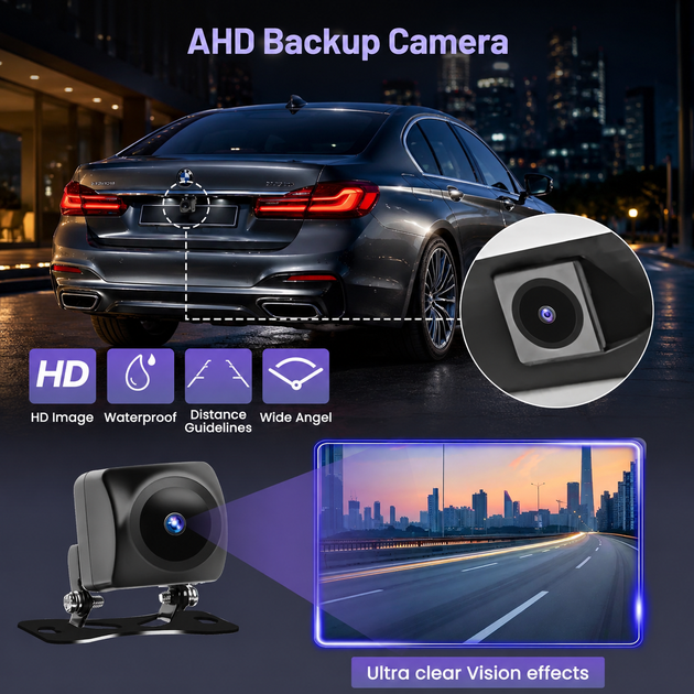 Автомагнітола Hikity Android 15 4/64 ГБ 10.1" Double DIN GPS Wi-Fi Bluetooth Mirror Link - изображение 6