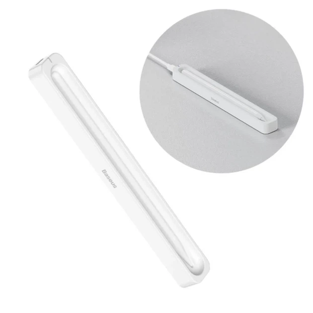 Кейс для зарядки стилуса Baseus Smooth Writing беспроводной Moon White 35 г - изображение 3