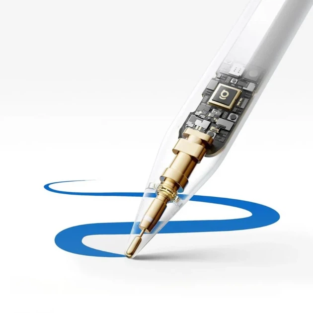 Стилус Baseus Smooth Writing PS3 Pro 360° сенсорный POM Moon White с USB-C 16 г - изображение 4