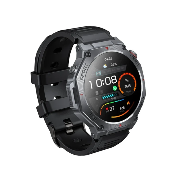 Смарт-годинник HOCO Y37 AMOLED 36mm 520 mAh GPS чорний - зображення 3
