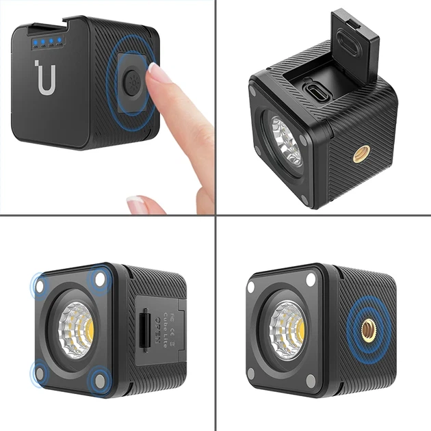 Видеосвет Ulanzi Vijim Waterproof LED 5W ABS-пластик черный - изображение 9