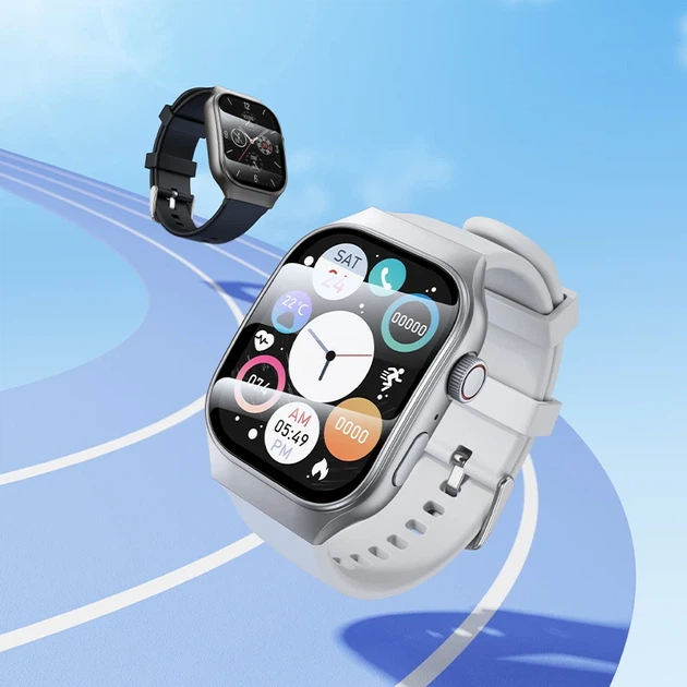 Смарт-годинник HOCO Y33 2,01" Bluetooth 5.3 Silver 200 mAh - Фото 7 Смарт-годинник HOCO Y33 2,01" Bluetooth 5.3 Silver 200 mAh - зображення 7