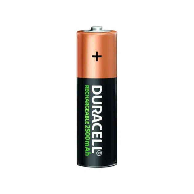 Акумулятори Duracell HR6 AA 2500mAh Ni-MH 4 шт 50,5x14,5 мм - Фото 2 Акумулятори Duracell HR6 AA 2500mAh Ni-MH 4 шт 50,5x14,5 мм - зображення 2