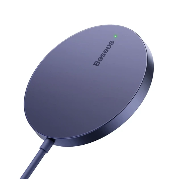 Бездротовий зарядний пристрій Simple Mini3 15W алюміній Dusty Purple - Фото 6 Бездротовий зарядний пристрій Simple Mini3 15W алюміній Dusty Purple - зображення 6