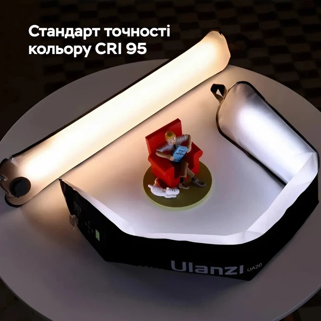 Видеосвет Ulanzi UA12 2700-6500K магнитное 120x600 мм черное - изображение 12