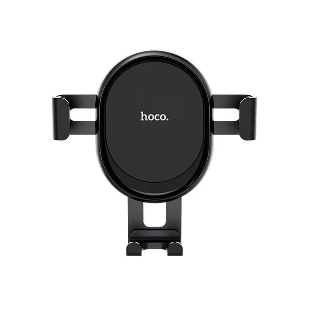 Автодержатель HOCO CA56 Plus Armor гравитационный металлический Black-Silver для телефонов 4.5-6.7 дюймов - изображение 4