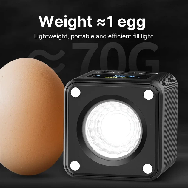 Видеосвет Ulanzi Vijim L2 RGB COB 4W LED Чёрный 70 г - изображение 13