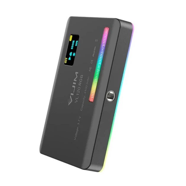 Видеосвет Ulanzi Vijim VL120RGB 3100 mAh пластиковое 10" черное - изображение 2