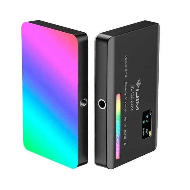 Видеосвет Ulanzi Vijim VL120RGB 3100 mAh пластиковое 10" черное - изображение 3