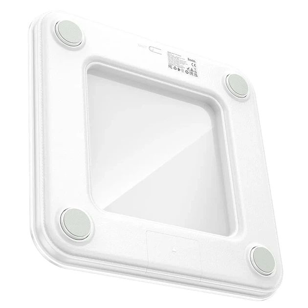 Весы напольные HOCO HI21 Smart с Bluetooth 180 кг 280x280 мм белый - изображение 5