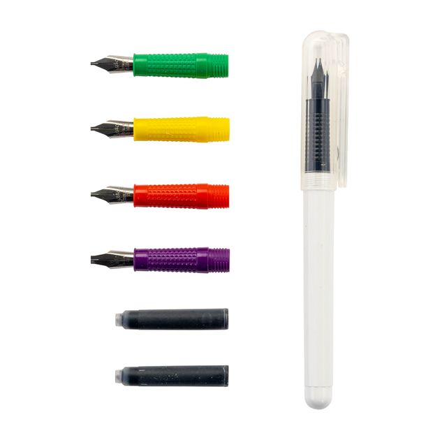 Набір для каліграфії 5 Nib Calligraphy Set (5 пер 2 картриджи) Manuscript - Фото 4 Набір для каліграфії 5 Nib Calligraphy Set (5 пер 2 картриджи) Manuscript - зображення 4