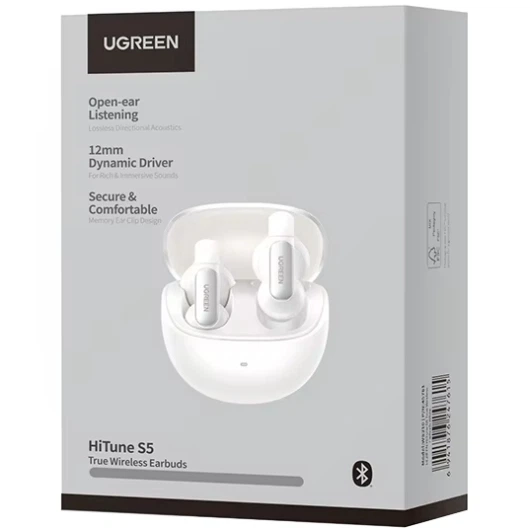 Навушники TWS UGREEN HiTune S5 Open Wearable (WS210) Білі - Фото 4 Навушники TWS UGREEN HiTune S5 Open Wearable (WS210) Білі - изображение 4