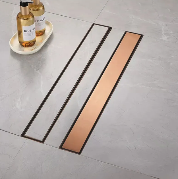 Душевой канал Rea Neox 90 см brushed copper REA-G4889 - изображение 2