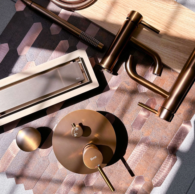 Душевой канал Rea Neox 90 см brushed copper REA-G4889 - изображение 7