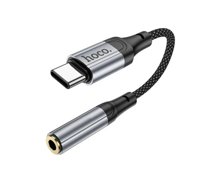 Переходник HOCO Fresh Digital Type-C to 3.5 audio converter LS36 0.12м - Фото 1 Переходник HOCO Fresh Digital Type-C to 3.5 audio converter LS36 0.12м - изображение 1