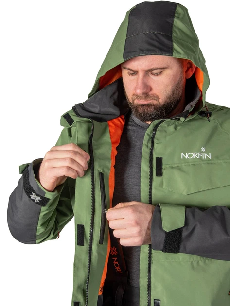 Костюм демісезонний Norfin ALPHA 2 NORTEX BREATHABLE S зелений - зображення 7