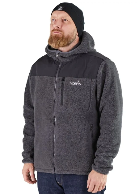 Куртка флис Norfin POLARGUARD GR 03 зимняя 100% полиэстер размер L черная - Фото 7 Куртка флис Norfin POLARGUARD GR 03 зимняя 100% полиэстер размер L черная - изображение 7