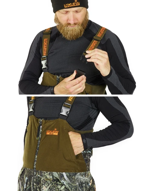 Костюм зимовий Norfin BOAR CAMO 04 мембранний XL Камо - зображення 6