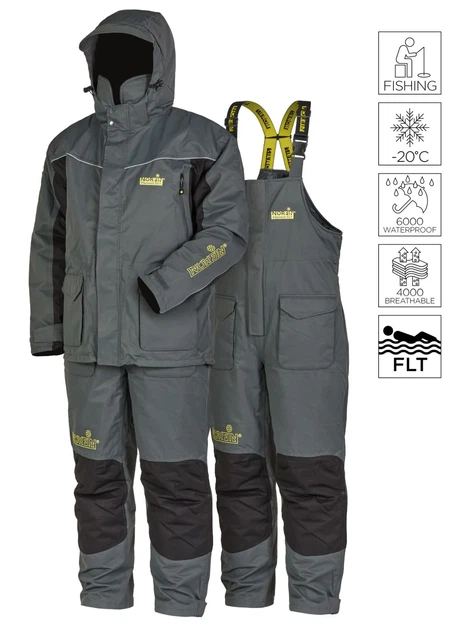 Костюм зимний Norfin ELEMENT FLT 01 S NORTEX BREATHABLE серый водонепроницаемый 6000 мм - Фото 1 Костюм зимний Norfin ELEMENT FLT 01 S NORTEX BREATHABLE серый водонепроницаемый 6000 мм - изображение 1