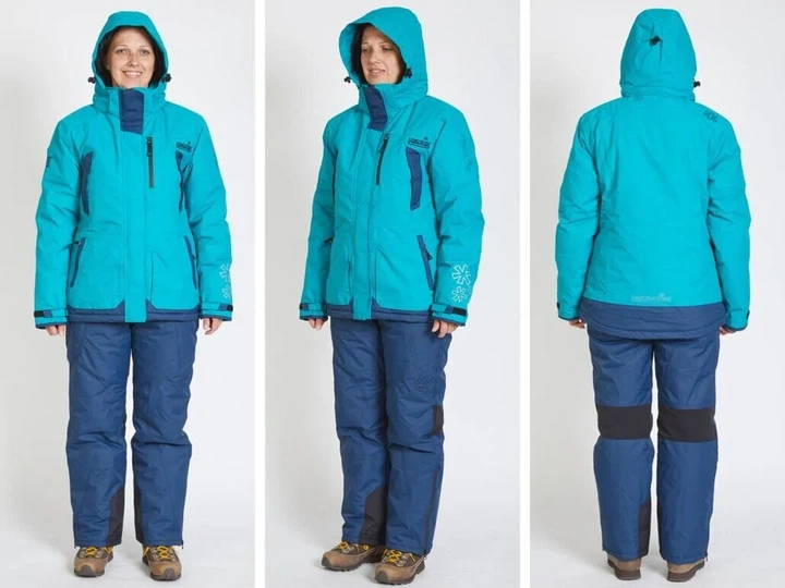 Костюм зимний Norfin Women SNOWFLAKE 2 XS Полиэстер Синий - Фото 10 Костюм зимний Norfin Women SNOWFLAKE 2 XS Полиэстер Синий - изображение 10