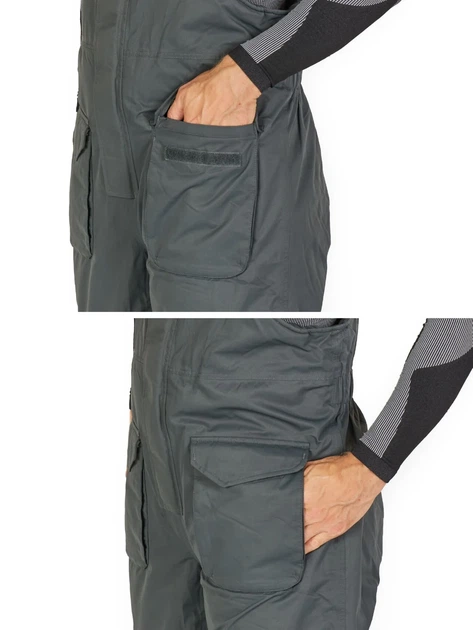 Костюм зимний Norfin ELEMENT FLT 01 S NORTEX BREATHABLE серый водонепроницаемый 6000 мм - Фото 7 Костюм зимний Norfin ELEMENT FLT 01 S NORTEX BREATHABLE серый водонепроницаемый 6000 мм - изображение 7