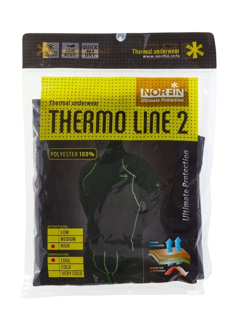 Термобелье Norfin THERMO LINE 2 XL Хлопок Черный Зимнее - изображение 6