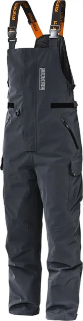 Штаны полукомбинезон Norfin REBEL PRO PANTS M серый Toray Dermizax водонепроницаемость 20000 мм - изображение 8