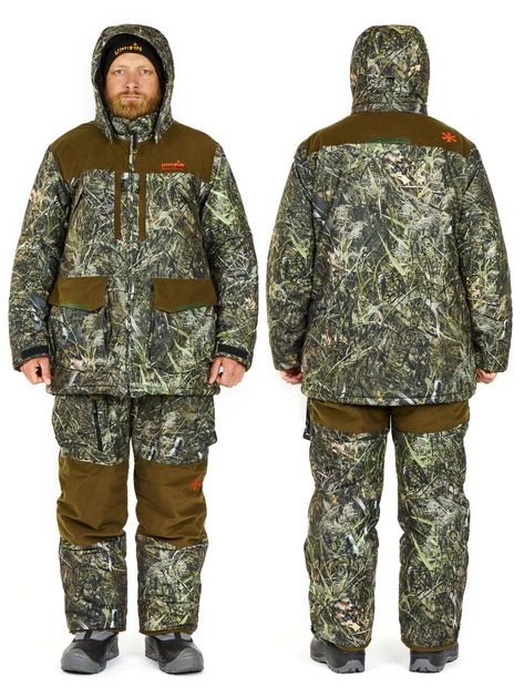 Костюм зимовий Norfin BOAR CAMO 01 мембранний S камо - зображення 2