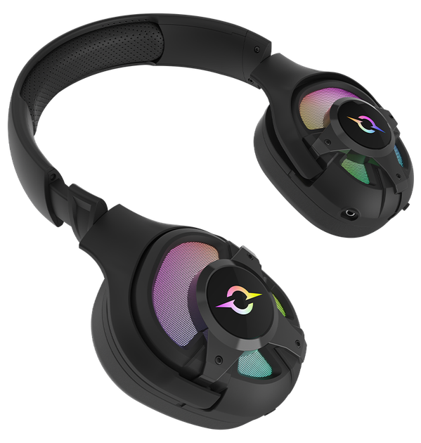 Słuchawki gamingowe AQIRYS ARA Dual Mode: Wireless 2.4GHz Bluetooth Wired black (AQRYS_ARABK) - obraz 16
