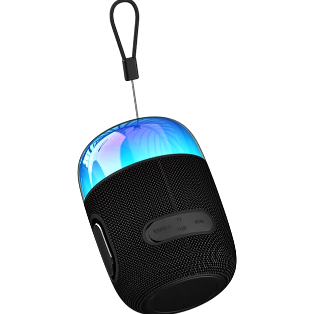 Портативная Bluetooth колонка 10 Вт 15х11х11 см для музыки Hopestar SC-02 Black - изображение 4