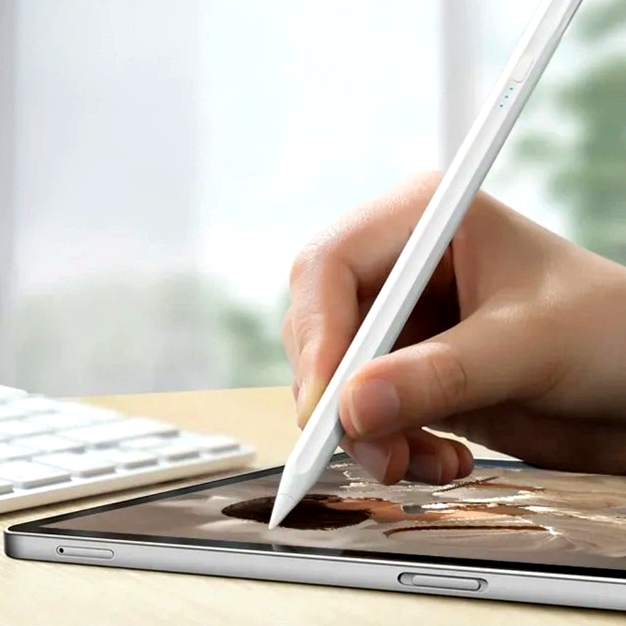 Стилус Hoco Smart Active Pad Bluetooth 130 мАч USB Type-C белый для iPad с распознаванием наклона и Palm Rejection - изображение 10