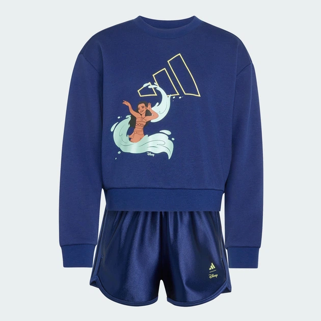 Детский комплект: свитшот и шорты ADIDAS DISNEY adidas KG6135 (128) синий (4069996617681) - Фото 8 Детский комплект: свитшот и шорты ADIDAS DISNEY adidas KG6135 (128) синий (4069996617681) - изображение 8