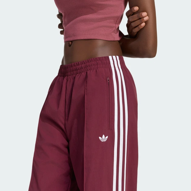Женские брюки FLORAL GFX FIREBIRD LOOSE adidas KX1878 (M) Бордовый (4069995883216) - изображение 4