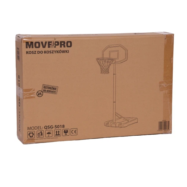 Kosz do koszykówki MovePro Regulowana wysokość 165 - 210 cm QSG-S018 (5905817009831) - Zdjęcie 10 Kosz do koszykówki MovePro Regulowana wysokość 165 - 210 cm QSG-S018 (5905817009831) - obraz 10